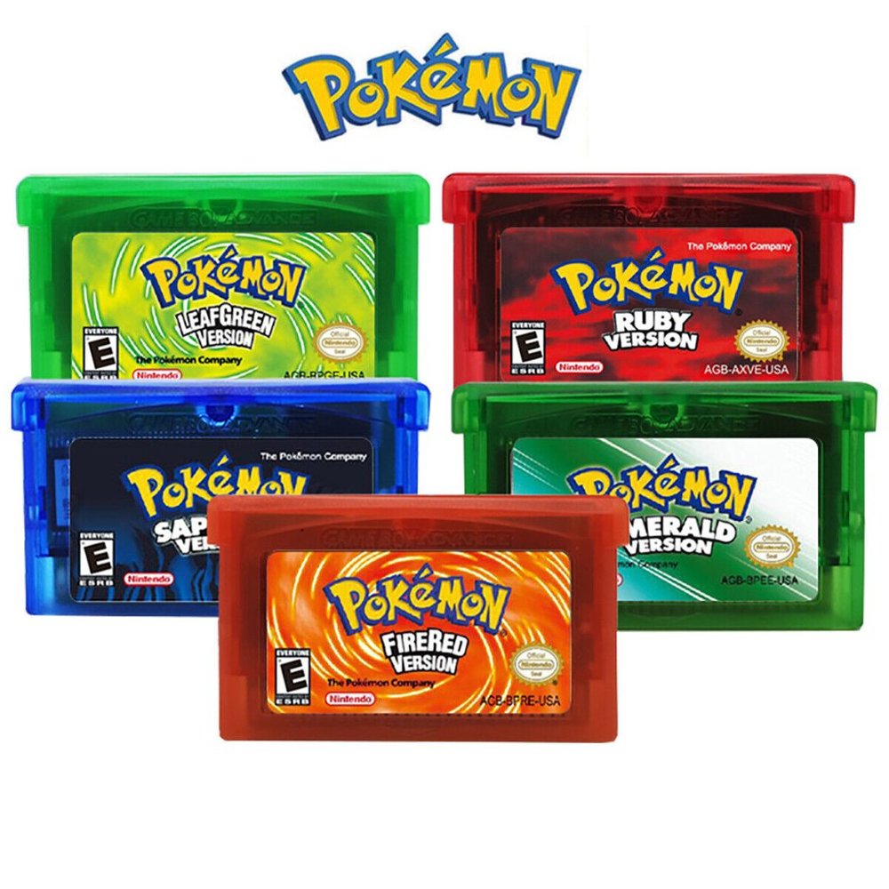 Pokemon Emerald, Ruby, Sapphire, Fire Red & Leaf Green